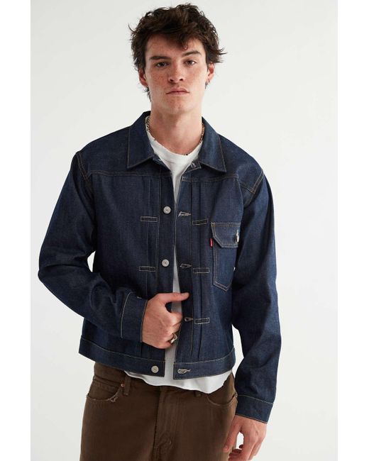 Levi's Vintage Clothing 1936 Type I Denim Jacket in Navy (Blue) for Men ...