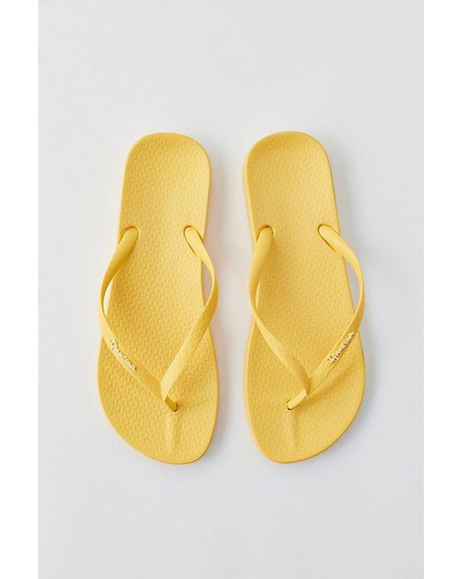 Ipanema Yellow Ana Thong Sandal