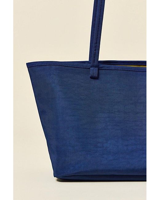 Baggu Blue Medium Nylon Reverse Tote Bag
