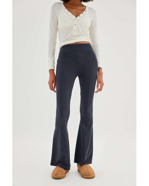 Out From Under Blue Aria Seamed Flared Pant