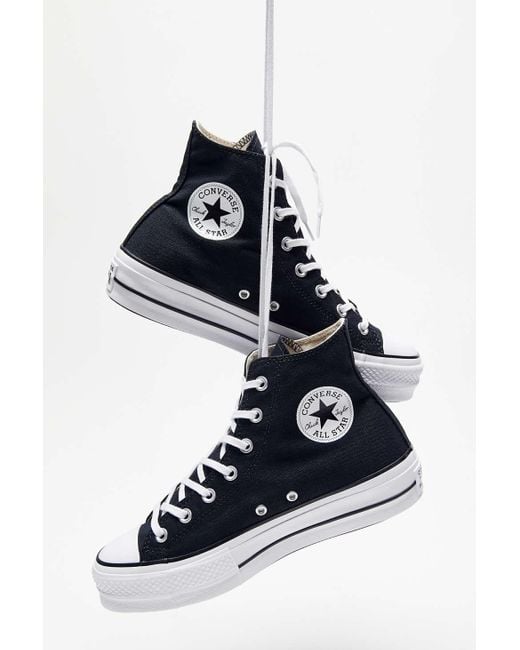 Converse Chuck Taylor All Star Canvas Platform High Top Sneaker In