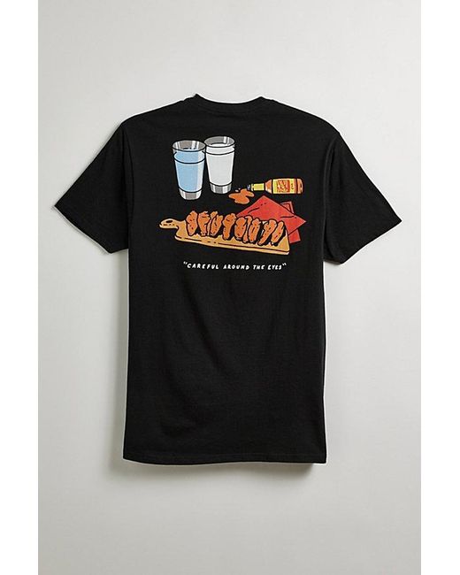 Urban Outfitters Black Hot Ones Challenge Tee for men