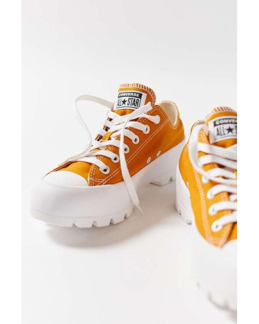 Converse Canvas Chuck Taylor All Star Lugged Platform Sneaker in Mustard  Yellow (Yellow) | Lyst
