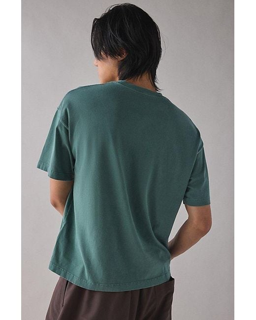 Standard Cloth Green Jump Shot Premium Heavyweight Cotton Tee for men