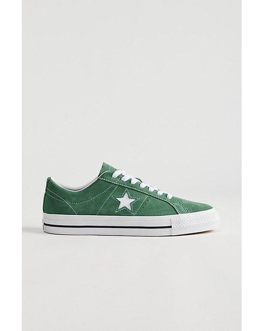Converse Green Cons One Star Pro Sneaker for men