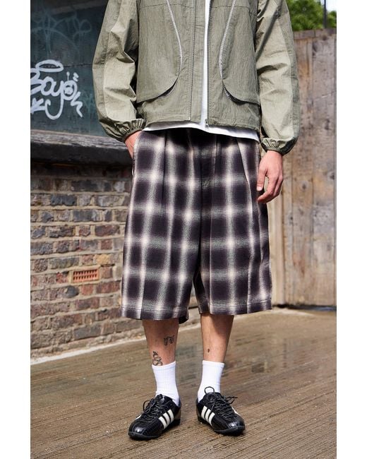 BDG Multicolor Bobbi Shadow Check Shorts 2xs At Urban Outfitters for men