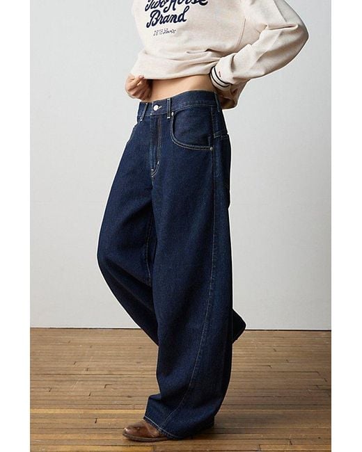 Levi's Blue Super Baggy Barrel Jean
