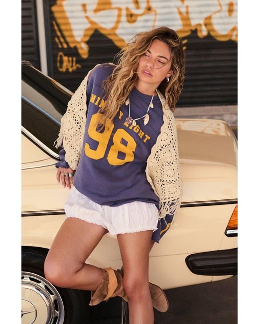 BDG Blue 98 Oversized Sweatshirt