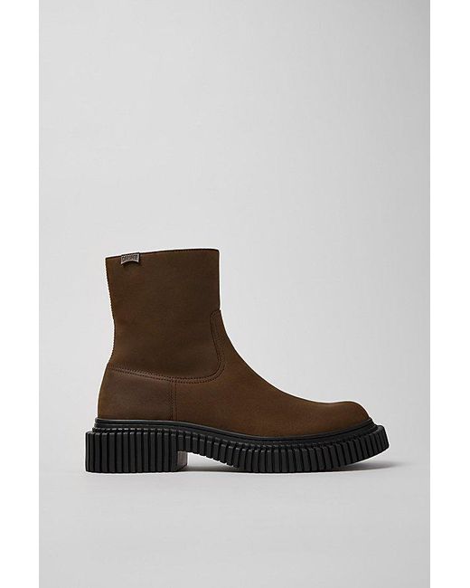 Camper Brown Pix Berlin Leather Ankle Boot for men