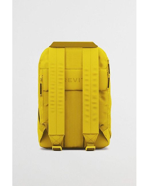 Brevite Yellow Signature Recycled Backpack