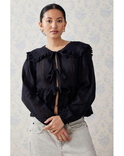 Urban Outfitters Kimchi Blue Olive Blouse