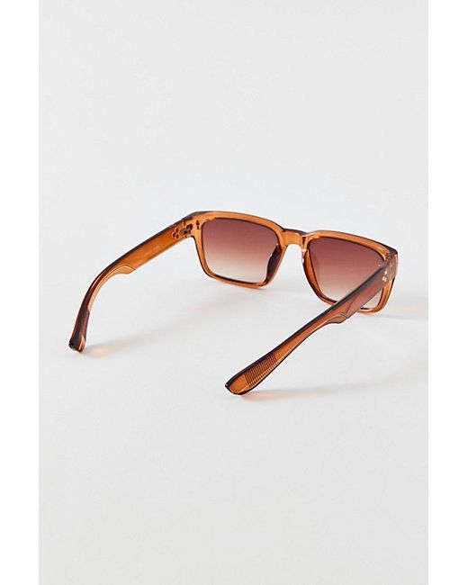 Urban Outfitters Brown Cruz Rectangle Sunglasses for men
