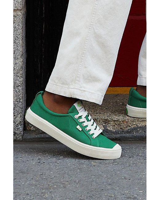 CARIUMA Green Oca Low Canvas Sneaker for men