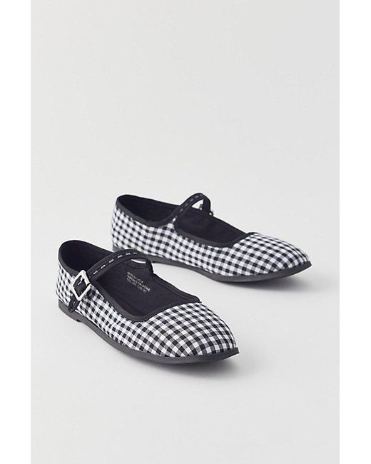 Urban Outfitters Multicolor Uo Madeline Canvas Mary Jane Ballet Flat