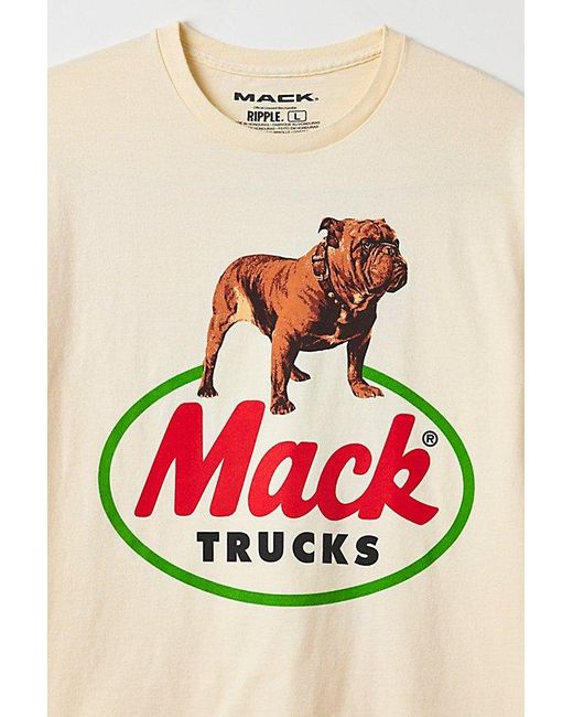 Urban Outfitters Gray Mack Trucks Graphic Tee for men