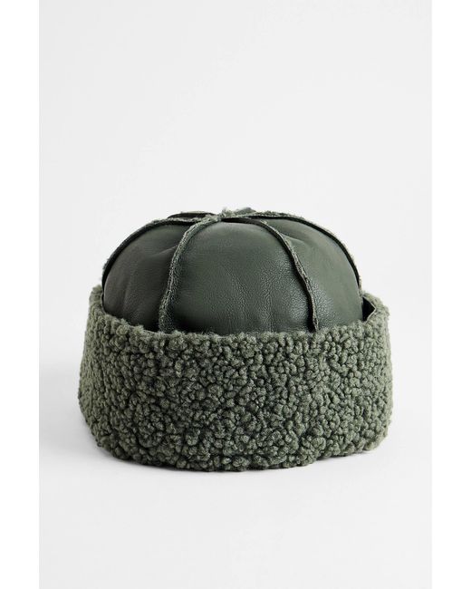 Urban Outfitters Green Uo Faux Suede Docker Hat for men