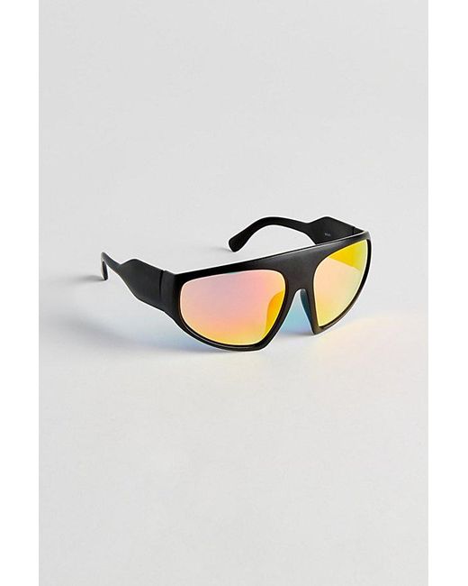 Urban Outfitters Multicolor Danny Oversized Shield Sunglasses for men