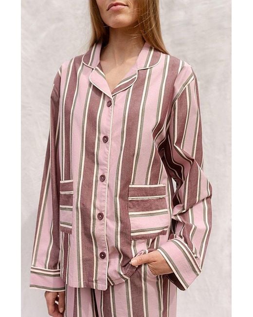 TBCo Pink Cotton Pajama Set Top