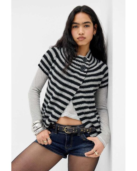 BDG Black Piper Mini Shorts