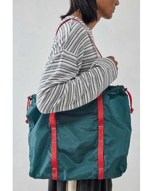 iets frans Gray Teal Packable Tote Bag