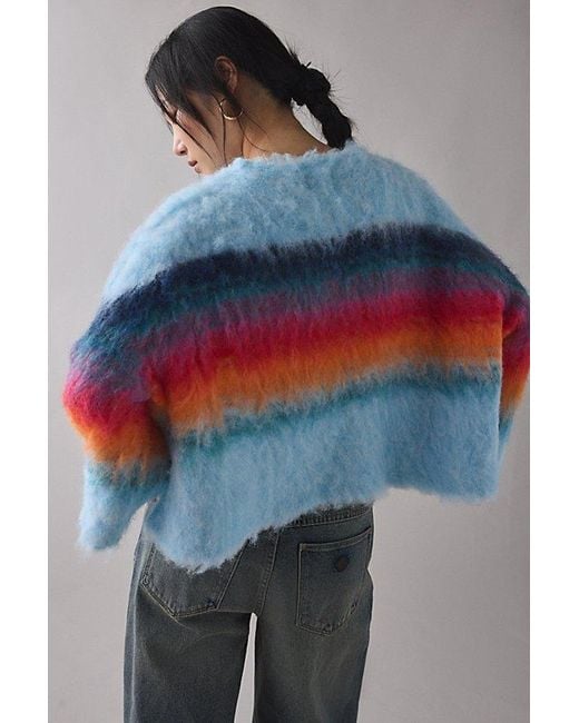 BDG Gray Bailey Brushed Knit Oversized Pullover Sweater