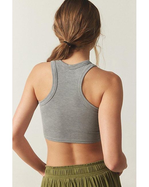 Out From Under Gray Seamless Sport Tank Top