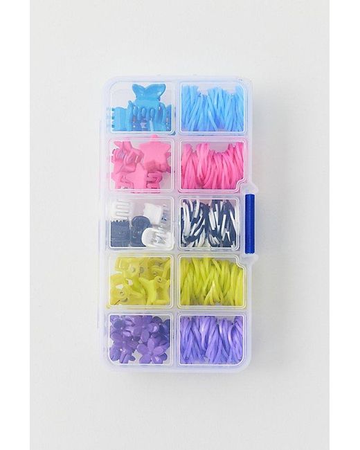 Urban Outfitters Blue No-Damage Hair Accessory Box Set