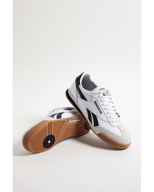 Reebok trainers black and white hot sale