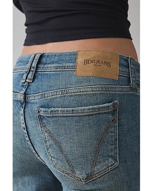 BDG Blue Brooke Low-Rise Flare Jean