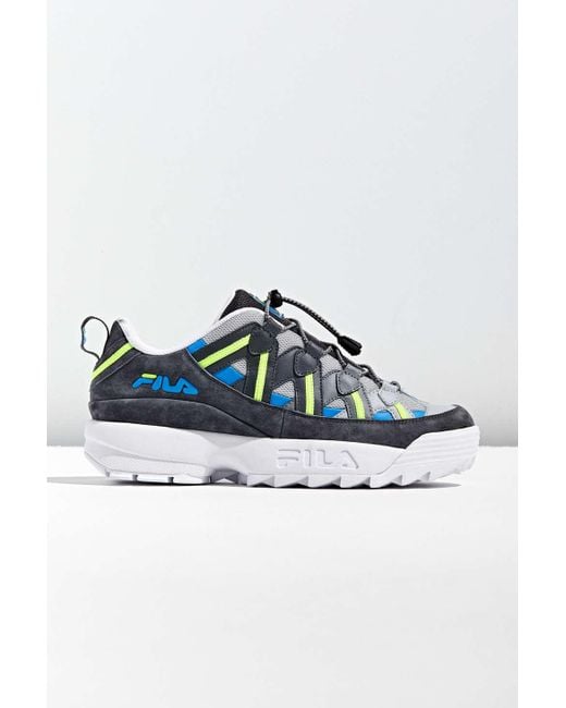 fila men calve grey canvas sneakers