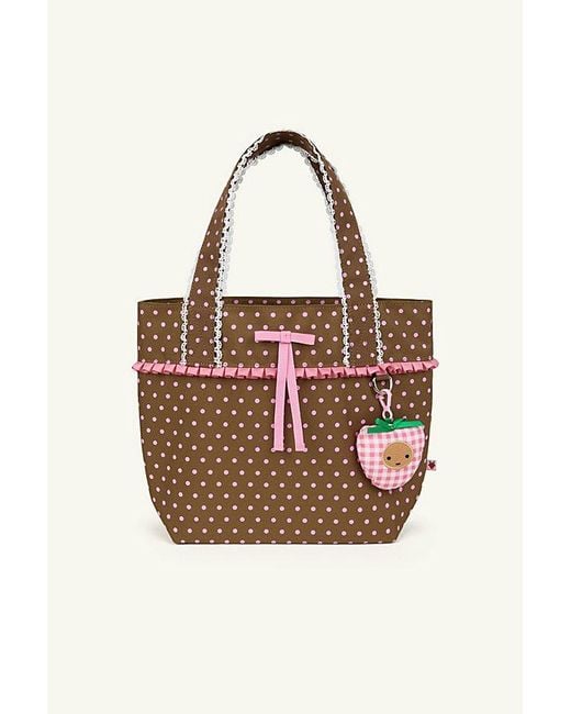 Strawberry Western Ichigo Tote Bag in Brown | Lyst
