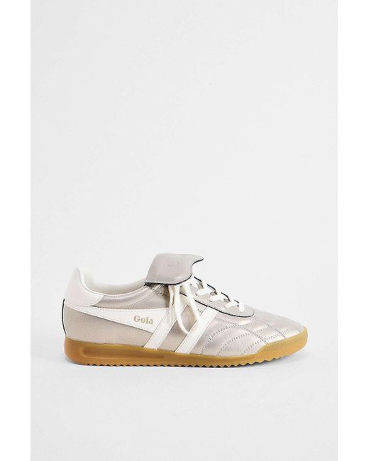 Gola Natural Silver Stadium 86 Trainers
