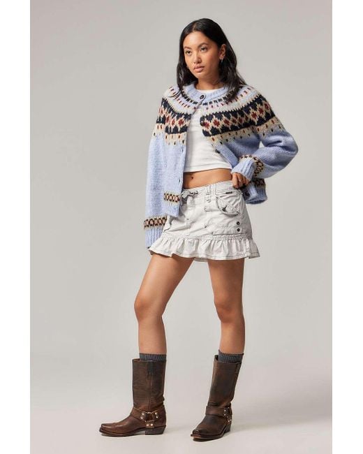 BDG Natural Lily Cargo Mini Skirt