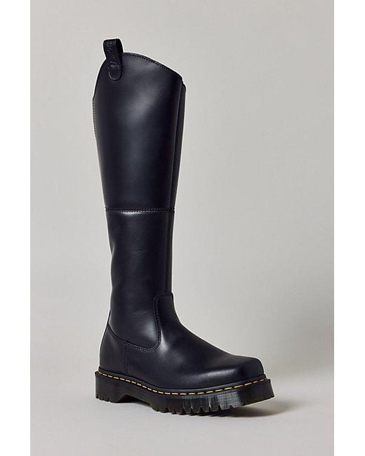 Dr. Martens Blue Amaayah Knee-High Leather Boot
