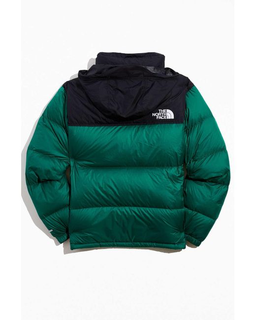 dark green north face jacket