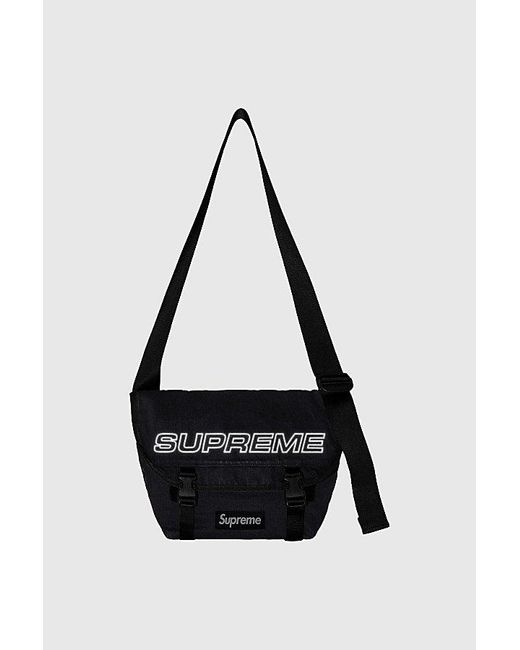Supreme Denim Messenger Bag (Ss25) in Black for Men | Lyst
