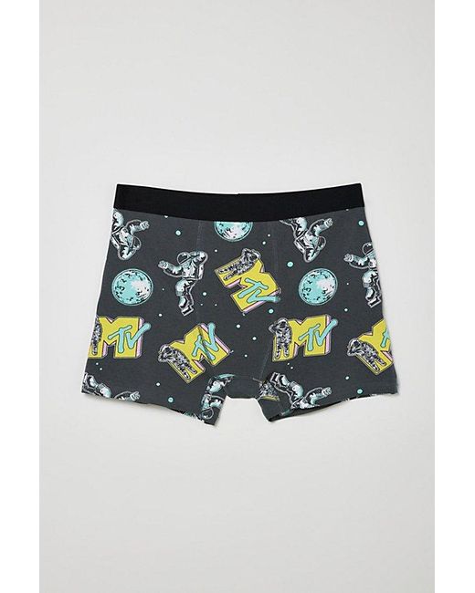 Urban Outfitters Black Mtv Astronaut Boxer Brief for men
