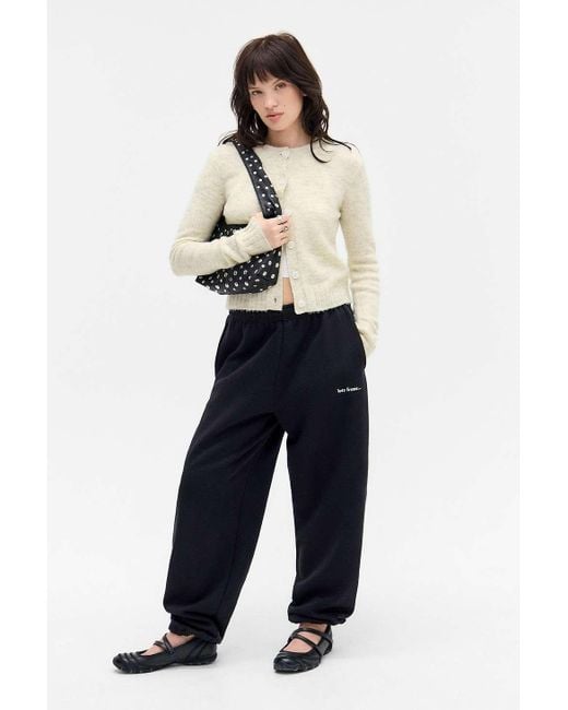 iets frans Black Cuffed Joggers