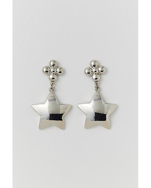 Urban Outfitters Black Star Drop Earring