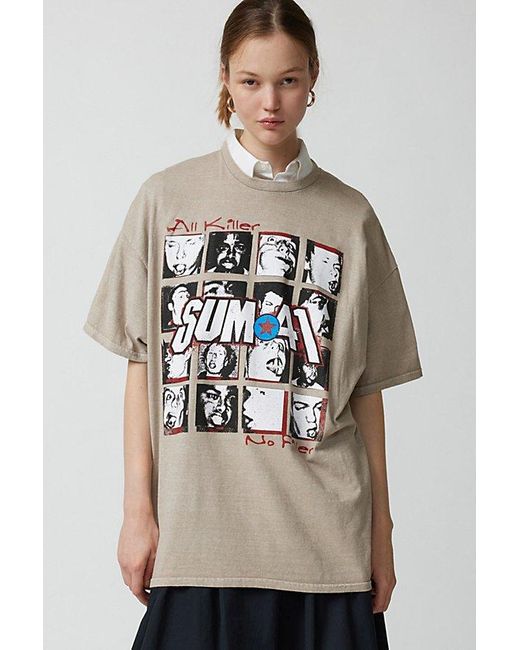 Urban Outfitters White Sum 41 T-Shirt Dress