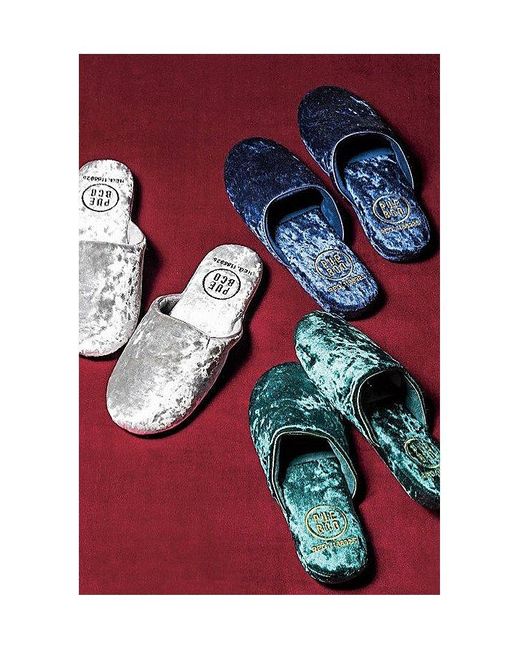 Puebco Blue Velvet Slipper