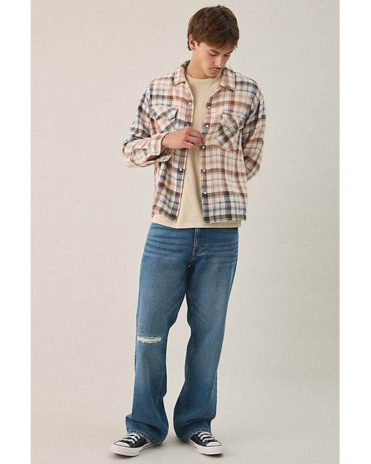 BDG Blue Straight Bootcut Jeans for men