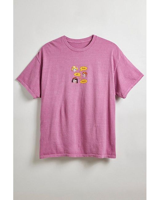 Urban Outfitters Pink You All Suck Graphic Tee for men