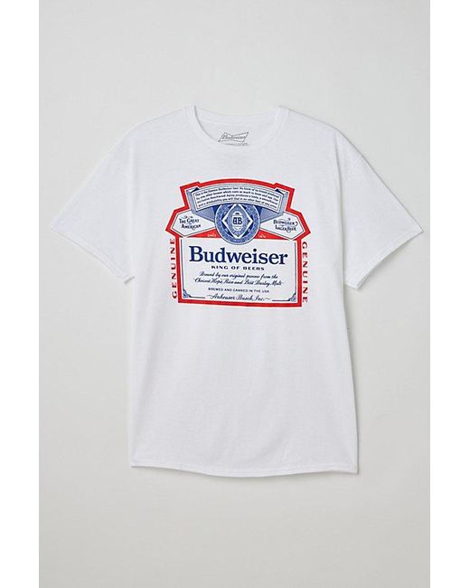 Urban Outfitters Gray Budweiser Classic Tee for men