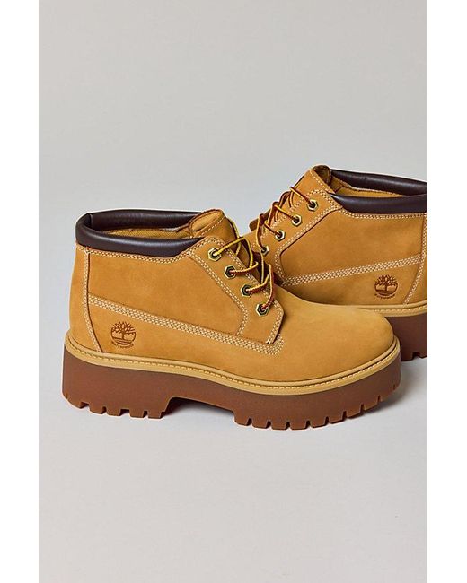 Timberland Natural Stone Street Waterproof Platform Boot