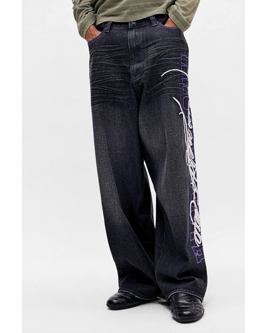 Jaded London Blue Wasted Youth Xl Colossus Jeans for men