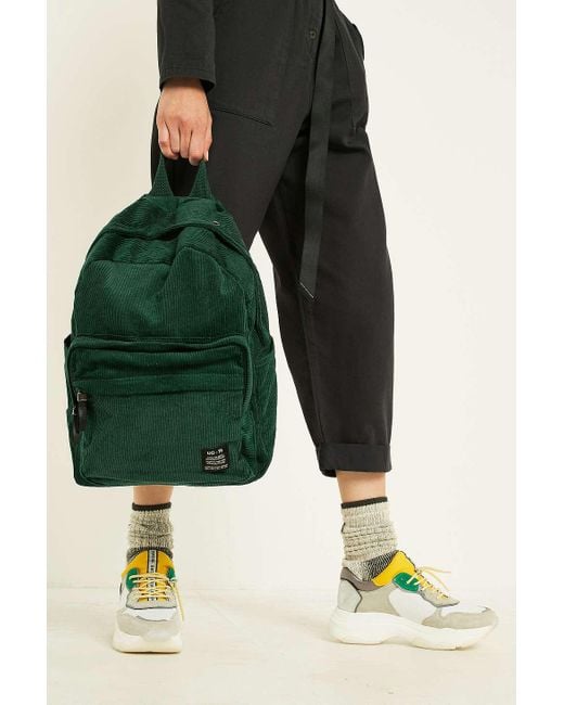 Urban Outfitters Green Uo Large Corduroy Backpack