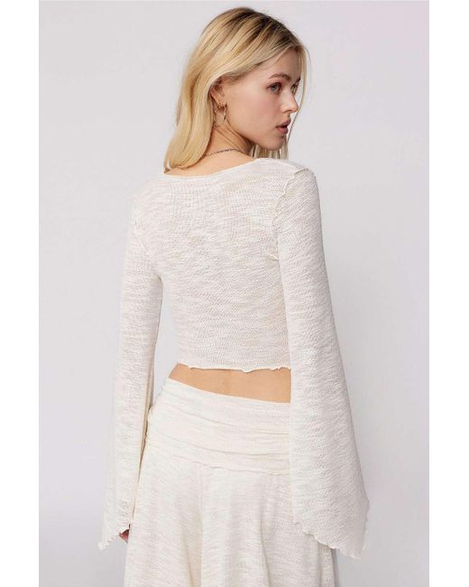Out From Under White Belle Harmony Wrap Top