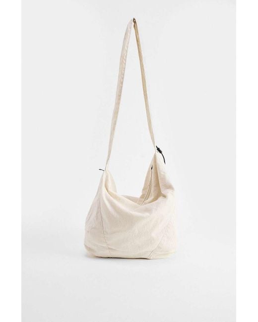 Ayker White Cream Sling Bag for men