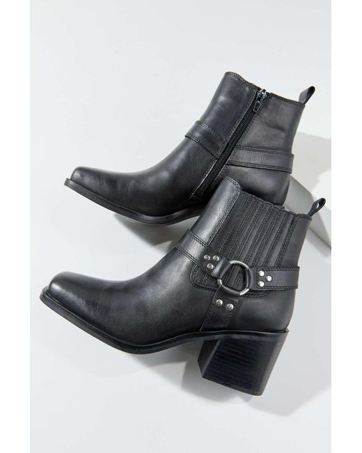 Steve Madden Leather Wells Boot in Black Lyst